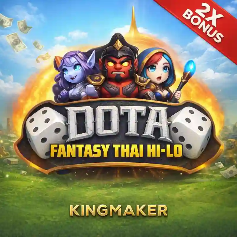 Dota Hi-Lo casino game interface